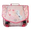 3661507563381-Cartable Bella Sara - 38 cm - 2 compartiments - Rose - Kid'Abord--0