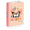 3661507655024-Agenda rembordé Chacha - 1 jour par page - 12x17 cm - 2 décors assortis - Kid'Abord--0