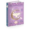 3661507555409-Agenda rembordé Hedwig - 1 jour par page - 12x17 cm - 2 décors assortis - Kid'Abord--0