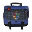 3661507564340-Cartable à roulettes Harry Potter Hogwarts - 38 cm - 2 compartiments - Marine - Kid'Abord--0