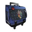 3661507564340-Cartable à roulettes Harry Potter Hogwarts - 38 cm - 2 compartiments - Marine - Kid'Abord--1