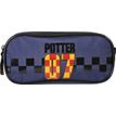 3661507567334-Trousse rectangulaire Harry Potter Quidditch - 2 compartiments - Marine - Kid'Abord--0