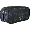 3661507567341-Trousse rectangulaire Harry Potter Hogwarts - 2 compartiments - Marine - Kid'Abord--1