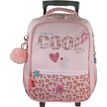 3661507062105-Sac à dos à roulettes Kip Graou - 2 compartiments - Rose - Kid'Abord--0