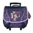 3661507964003-Cartable à roulettes Stalla Bianca - 38 cm - 2 compartiments - Marine - Kid'Abord--0