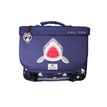 3663842009883-Cartable réversible 38 cm Shark - 2 compartiments - Marine - Pol Fox--0