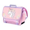 3135253284833-Cartable 38 cm Floral Unicorn - 2 compartiments - Viquel--3