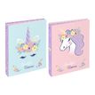 3135252005101-Classeur pelliculé 4 anneaux 3 cm FLORAL UNICORN--0