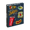3135252005026-Classeur pelliculé 4 anneaux 3 cm COCA-COLA TASTY--3