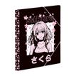 3135252015032-Chemise pelliculée à élastiques 3 rabats A4 MANGA--1