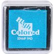Graine Creative - Mini tampon encreur - 30 x 30 mm - cyan