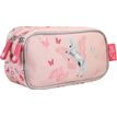 3661507567389-Trousse rectangulaire Bella Sara - 2 compartiments - Rose - Kid'Abord--2