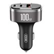 6920680858002-XO - Chargeur de voiture - 100 W - 3 ports--1