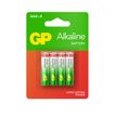 GP BATTERIES - 4 piles alcalines - AAA / LR03