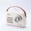 3772243694106-Halterrego - Radio vintage - Bluetooth, Radio FM, lecteur USB, Aux In Aux IN - Batterie rechargeable - --1