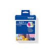 4977766842181-Brother LC527 - Pack de 4 - noir, cyan, magenta, jaune - cartouche d'encre originale-P_405259444_3-5