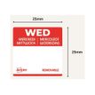5014702152948-Avery - 1000 Etiquettes Jour Simples - MERCREDI - 25x25mm - Amovibles-P_405260542_5-5