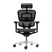 3700339994090-Fauteuil de bureau ERGOHUMAN Ultra - Assise résille - noir--0