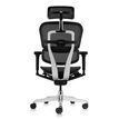 3700339994090-Fauteuil de bureau ERGOHUMAN Ultra - Assise résille - noir--4