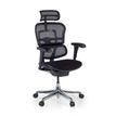 3700339994434-Fauteuil de bureau ERGOHUMAN Ultra - Assise tissu - noir--0