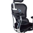 3700339994434-Fauteuil de bureau ERGOHUMAN Ultra - Assise tissu - noir--3