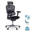 3700339994434-Fauteuil de bureau ERGOHUMAN Ultra - Assise tissu - noir--0