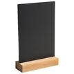 9002493852402-Support en ardoire verticale avec socle en bois - A5 - 148x52x210 mm--1