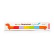 612615129238-Kikkerland Rainbow Dachshund - Marqueur - couleurs assorties (pack de 6)-P_405262512_2-1