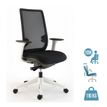 3660916007455-Fauteuil EVON - accoudoirs 4D - pietement blanc--0