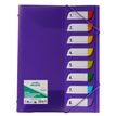 3539012006313-Bureau Vallée Recyclé - Trieur A4 - 8 compartiments - 3 rabats - disponible dans différentes couleur--6