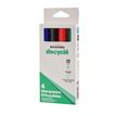 3539012006719-Bureau Vallée Recyclé – 4 marqueurs effaçables pointe large – Assortiment de 4 couleurs--2