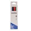 3539012006498-Bureau Vallée – 4 stylos bille assortis – Pointe moyenne 1 mm – Bleu, noir, vert, rouge--0