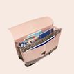 3701749500925-Cartable à roulettes scolaire Léo - 38 cm - 2 compratiments - wild - Biopic--3