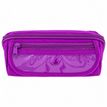 3539012007136-Trousse rectangulaire en nylon - 20 x 8 x 8 cm - 2 compartiments - coloris assortis--1