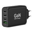 3567042031111-PORT Connect - Adaptateur secteur - GaN - 130 Watt - 4 connecteurs de sortie (USB type A, 3 x USB-C) - -P_405263237_3-2