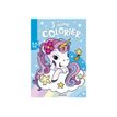 9782508057106-J'aime Colorier - Licorne sur fond bleu - livre à colorier-P_405264318_1-0