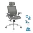 4711649770037-Fauteuil Cougar Speeder One - accoudoirs rabattables - appuie-tête réglable - blanc--0
