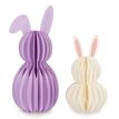 8052694117719-Legami – Lot de 2 Lapins en Papier Pliables – Hoppy Easter – Décoration de Pâques--0
