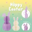 8052694117719-Legami – Lot de 2 Lapins en Papier Pliables – Hoppy Easter – Décoration de Pâques--1