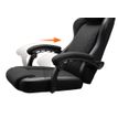 4711649770976-Fauteuil de bureau FUSION EX - accoudoirs -appui-tête intégré - Tissu noir--6
