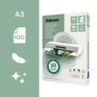 0043859813360-Fellowes - 100 pochettes de plastification A3 - recyclé - brillantes--1