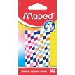 3154141235009-MAPED - 2 gommes DAMIER - coloris assortis--2