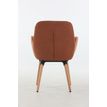 3701338803901-Chaise SHINEO - pieds bois - Terracotta--4