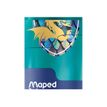 3154140492243-Maped - Dragon - Taille-crayons 2 trous avec gomme + 1 recharge-P_405266330_2-1