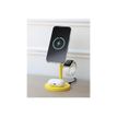3701506207869-Casyx - Support de chargement sans fil - 3 en 1 + adaptateur secteur - 15 W - Jaune dune-P_405266452_5-1