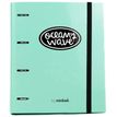 8435603306167-Carpeta A4 de 4 Anillas Verde pastel. Carpeblock con recambio de 100 Hojas + 20 hojas GRATIS--0