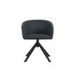 3760185027236-Fauteuil ARCO - Tissu non feu - pieds pyramidal - bleu nuit--1
