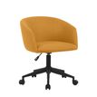 3760185022163-Fauteuil ARCO - avec roullettes - jaune safran--0