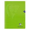 Clairefontaine Mimesys - Cahier polypro 24 x 32 cm - 96 pages - petits carreaux (5x5) - vert