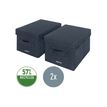 4002432134939-Leitz Fabric Storage - 2 Boîtes de rangement en tissu avec couvercle - petit - gris velou-P_405267357_6-5
